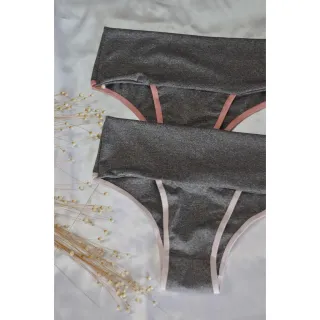 Modeladora Calcinha Seca Barriga Cós Alto Feminina Kit 10 Microfibra Mescla - Variadas