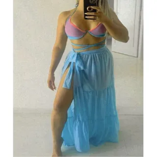 Saia aberta de amarrar 3 Marias para saída de praia