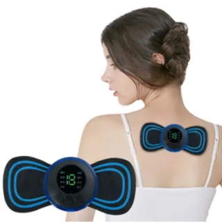Massageador EMS SU Elétrico por Impulso Cervical, Lombar e Corpo - Único