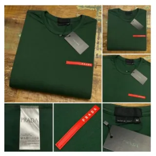 Camiseta Premium Masculina Prada Peruana Fio 40.1 Elastano - Branca