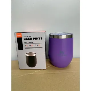 Tampa Acrílica Inox Copo Térmico 360ML - Promoção Raryel - Amarelo