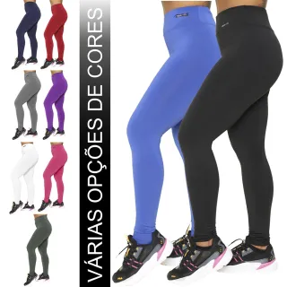 Legging Cintura Alta Premium Suplex Fitness Academia - Bordô