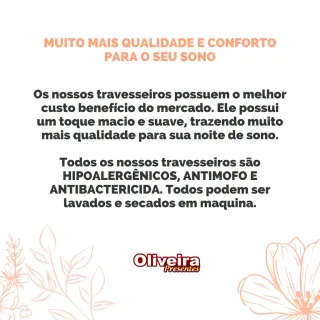 Travesseiros SonoLeve Premium Fibra Siliconada - Kit com 2 - Extra Macio e Antialérgico - Único