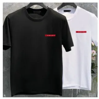 Camiseta Premium Masculina Prada Peruana Fio 40.1 Elastano