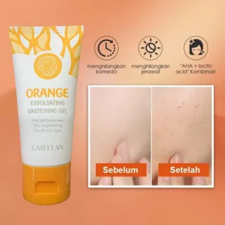 Gel Esfoliante Corporal Branqueador GMEELAN 50g - Laranja - 50g