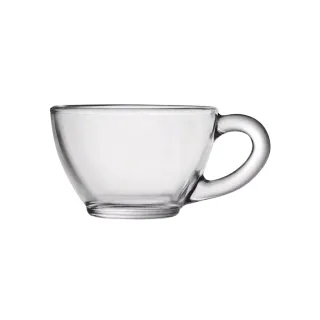 Copos de Vidro Transparente para Café, Chá e Cappuccino - Kit com 6 Unidades - Único