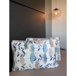 Malha 100% Algodão: Jogo de Lençol com Elástico e Fronha - Imperial