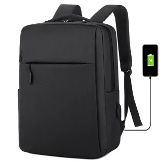 Mochila Marisa Masculina Moda Notebook 18L USB Fone de ouvido - Cinza