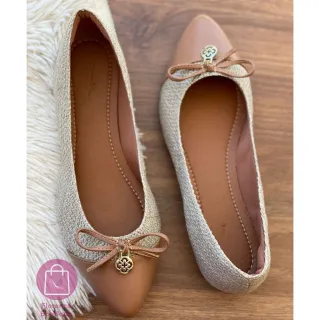 Atacado Sapatilha Feminina Rasteira Bico Médio - Promoção - N° 34