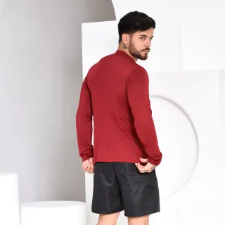 Camiseta Manga Longa Proteção Uv 50+ Segunda Pele Camisa Térmica - Preto