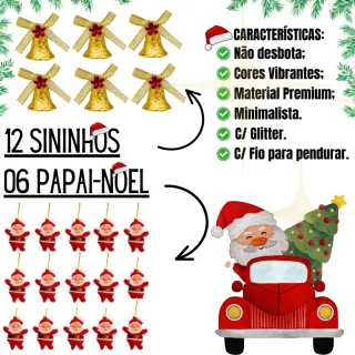 Kit Completa Natal Árvore Pinheiro Premium Luxo 180 cm - Verde Premium