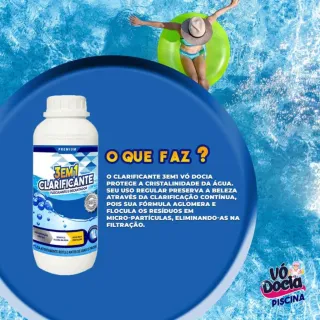 1 L Clareador Piscina 3x1 - Verão Inesquecível - Único
