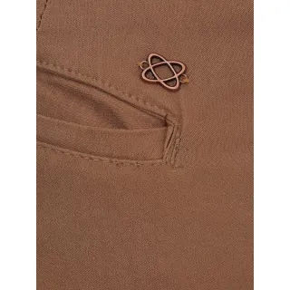 Super Skinny Calça Masculina de Alfaiataria - Caramelo