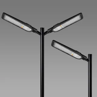 Luminária Led Smd Pétala 100w - Bivolt, IP67, Poste A Prova d