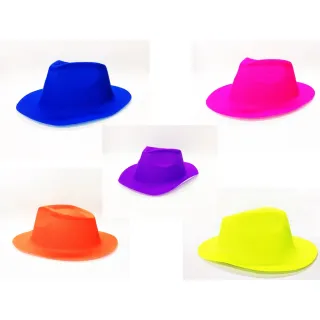 Chapeu Neon Colorido Fluor - Kit Festa Balada Casamento - Único
