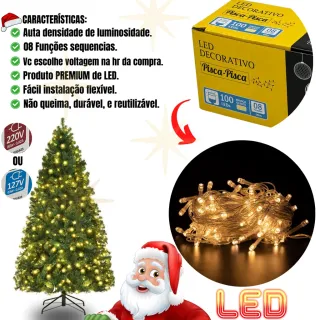 Kit Completa Natal Árvore Pinheiro Premium Luxo 180 cm - Verde Premium