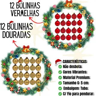 Kit Completa Natal Árvore Pinheiro Premium Luxo 180 cm - Verde Premium