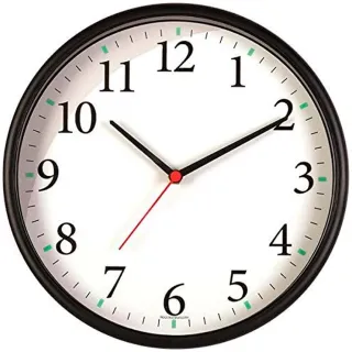 Pilha AA Relógio Analógico 25cm Decoração Sala Consultório Quarto