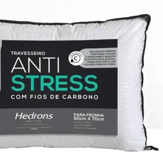 Travesseiro Anti Stress Matelassado Hedrons 50x70 - Único