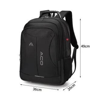 Grande mochila executiva resistente, reforçada e escolar para notebook - Pink