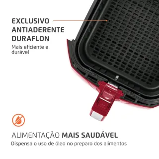 Air Fryer Mondial AFN-40-RI 4L 1.500 Watts - Fritadeira elétrica sem óleo - 110V