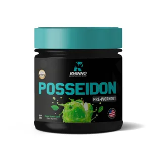 Rhinno Posseidon 250g: Suplemento em Pó Pré Treino - Frutas vermelhas