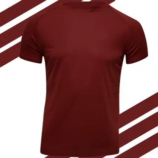 Academia Masculina Camiseta Dry Fit Kit 2 - Vinho e Branco