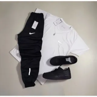 Conjunto Dri-Fit Refletivo (Camisa e Calça) - Kit - CAMISA AZUL + CALÇA AZUL