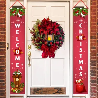 Sagrada Guirlanda de Natal Suspensa Árvore de Natal - Gold