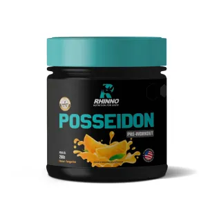 Rhinno Posseidon 250g: Suplemento em Pó Pré Treino - Frutas vermelhas