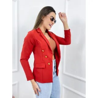 Blazer Acinturado Daniele Alfaiataria com Botões Dourados - Off