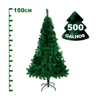 Arvore de Natal 150cm - 500 galhos - Verde