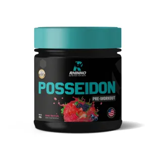 Rhinno Posseidon 250g: Suplemento em Pó Pré Treino - Frutas vermelhas