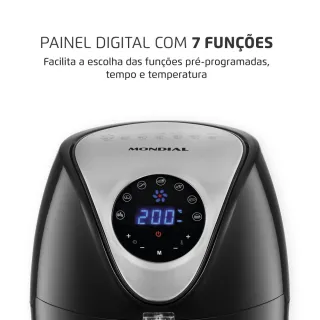 Mondial Fritadeira Elétrica Air Fryer AF-30-DI 3,5L - 1.500 Watts - 220V