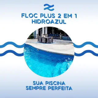 Piscina Hidroazul Floc Plus 2 Em 1 - Clarifica e Decanta 5 Litros - Único