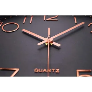 Relógio Decorativo Moderno Silencioso: Estilo, Funcionalidade e Precisão em Rosê Gold - RB 24,5