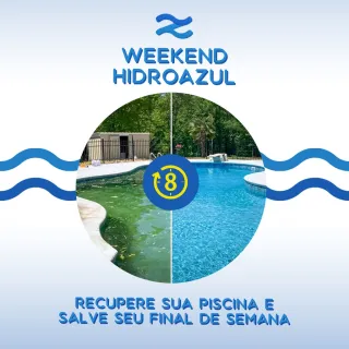 Hidroazul Weekend - Produto Para Piscinas Verdes 2,4 Kg - Único