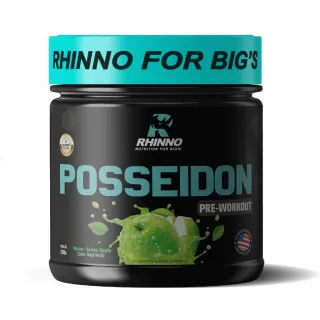 Rhinno Posseidon 250g: Suplemento em Pó Pré Treino - Frutas vermelhas