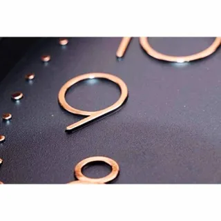 Relógio Decorativo Moderno Silencioso: Estilo, Funcionalidade e Precisão em Rosê Gold - RB 24,5