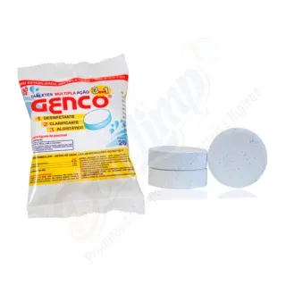 Tabletes Multiação Cloro para Piscina Genco 3 em 1 - Promoção - Único