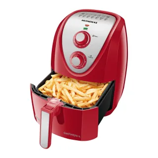 Air Fryer Mondial Grand Family Inox 5L 1900W - Fritadeira elétrica sem óleo