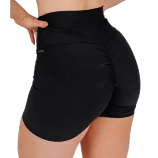 Bermuda Fitness Academia Levanta Bumbum Com Cordinha - Laranja