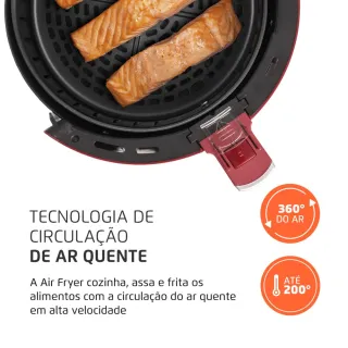 Mondial Air Fryer AF-32-RI - Fritadeira Elétrica Sem Óleo 3,5L 1.500 Watts - 220V