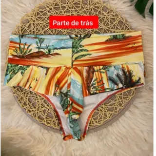 Plus Size GG Biquini Cortininha semi fio (46 ao 50) - Estampa 2