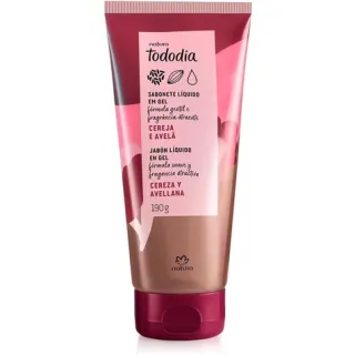 Gel Sabonete Líquido Cereja e Avelã Natura Todo Dia 190g - Único