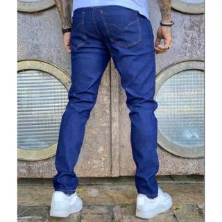 Roupas Masculina Calça Jeans Slim Original Elastano - Envio Imediato - Escuro