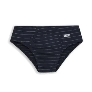 LUPO Cueca Listra Slip Marinho | Promoção Raryel