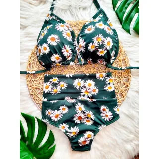 Plus Size GG Biquini Cortininha semi fio (46 ao 50) - Estampa 2