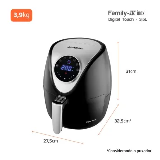 Mondial Fritadeira Elétrica Air Fryer AF-30-DI 3,5L - 1.500 Watts - 220V
