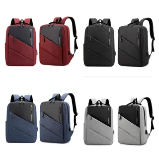 Mochila Impermeável Unissex para Viagem e Trabalho com USB - Cores Aleatorio